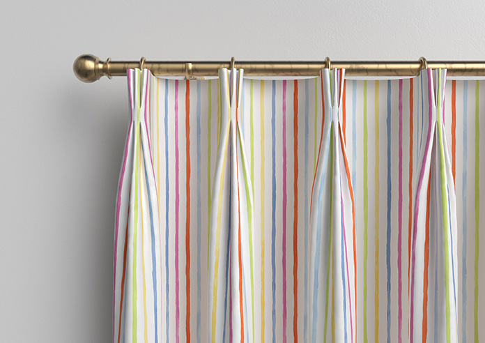 Vintage Stripe, Rainbow - Made to Measure Curtains - Image 11